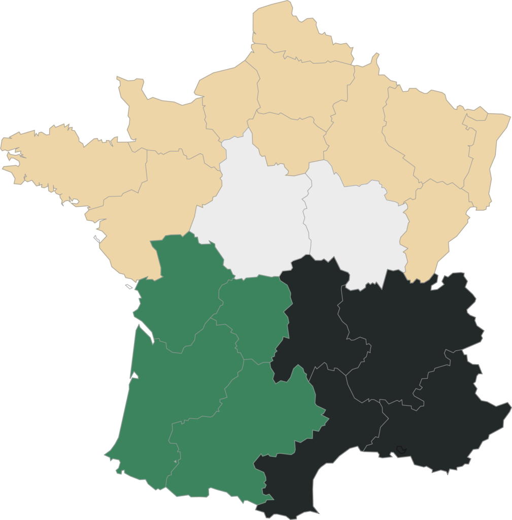 Régions de france, contacts Le Piquet SAS